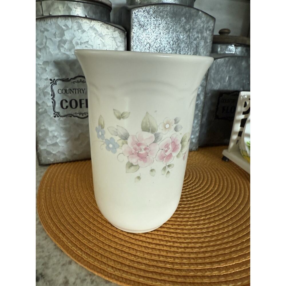 Pfaltgraff Tea Rose Utensil Holder Or Vase